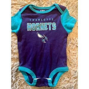 Charlotte Hornets One Piece, jumpsuit 3-6 months, creeper, bodysuit NWOT
